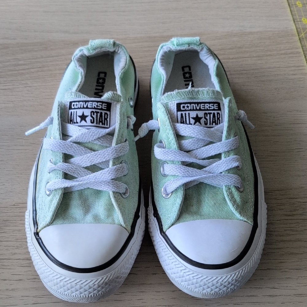 Converse Women's Light Green All Star Sneakers